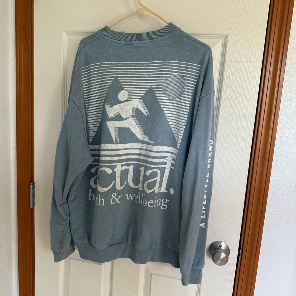 ASOS ACTUAL HEALTH AND WELLNESS CREWNECK - Picture 3 of 3